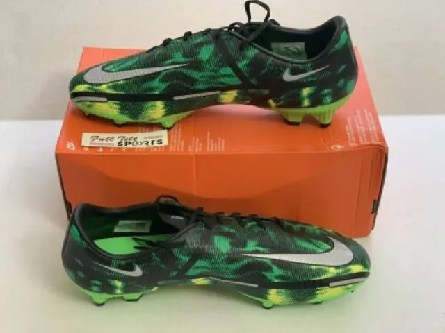 Nike phantom gt2 academy sw fg/mg soccer shoes cleats dm0722-003 green shockwave