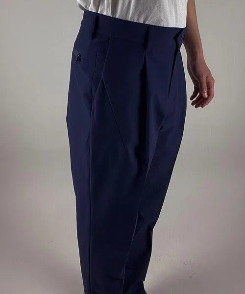 NUMBER NINE TAPERED ASYMMETRIC POCKET TROUSERS / Tapered Asymmetric Pocket Pants_F21NP003