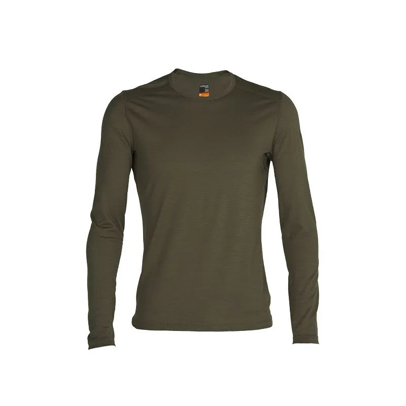 Ropa interior masculina Icebreaker Merino 200 Oasis LS Crewe (Loden)