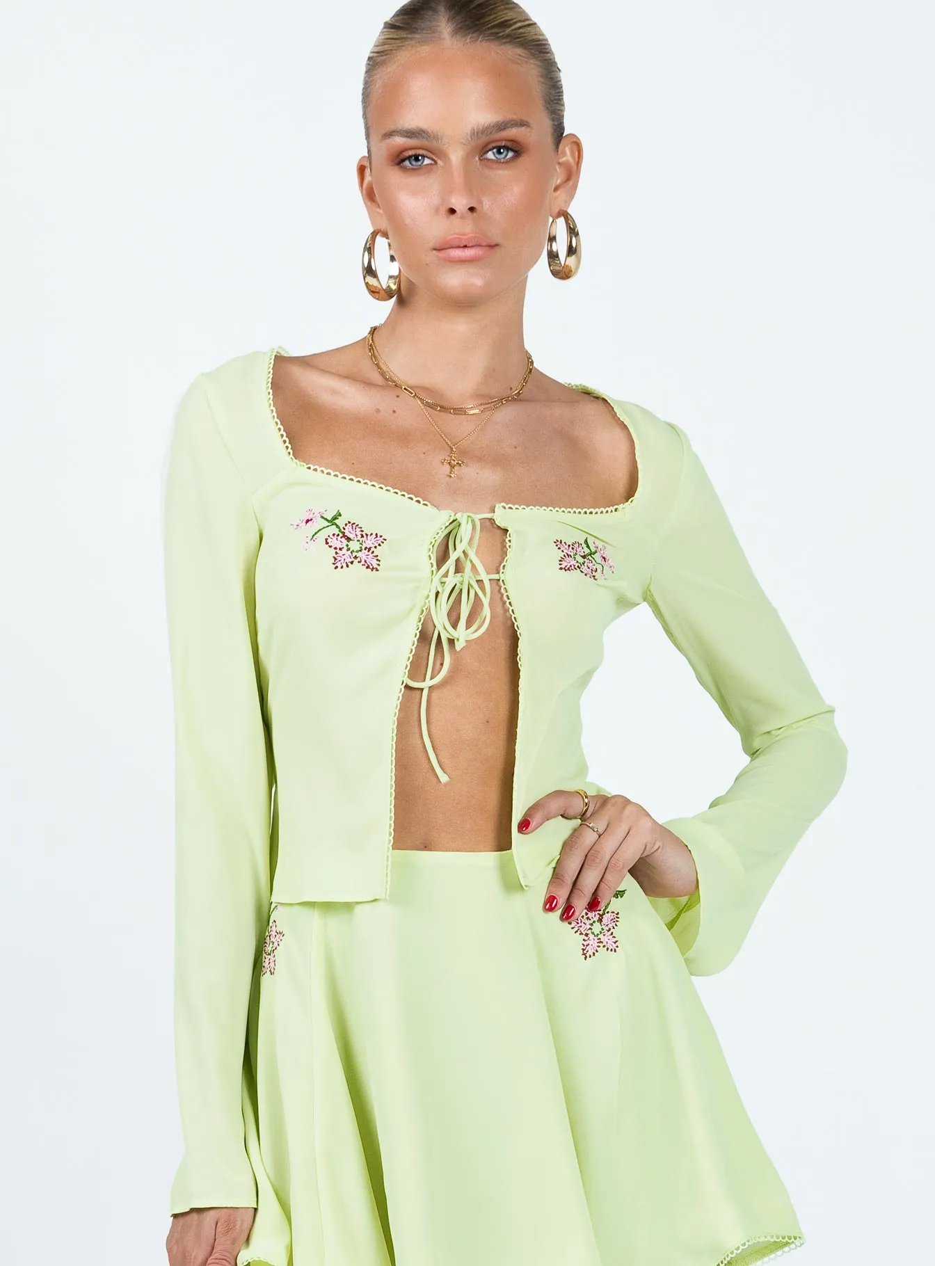 Saleya Long Sleeve Top Green