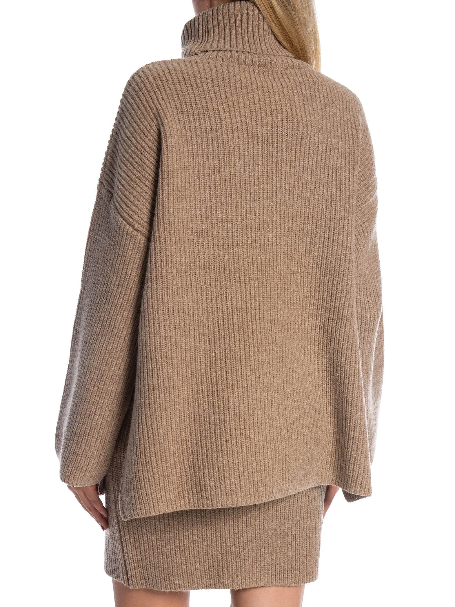 SELECTED FEMME SWEATER MARY LS LONG KNIT ROLL NECK