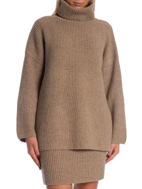 SELECTED FEMME SWEATER MARY LS LONG KNIT ROLL NECK