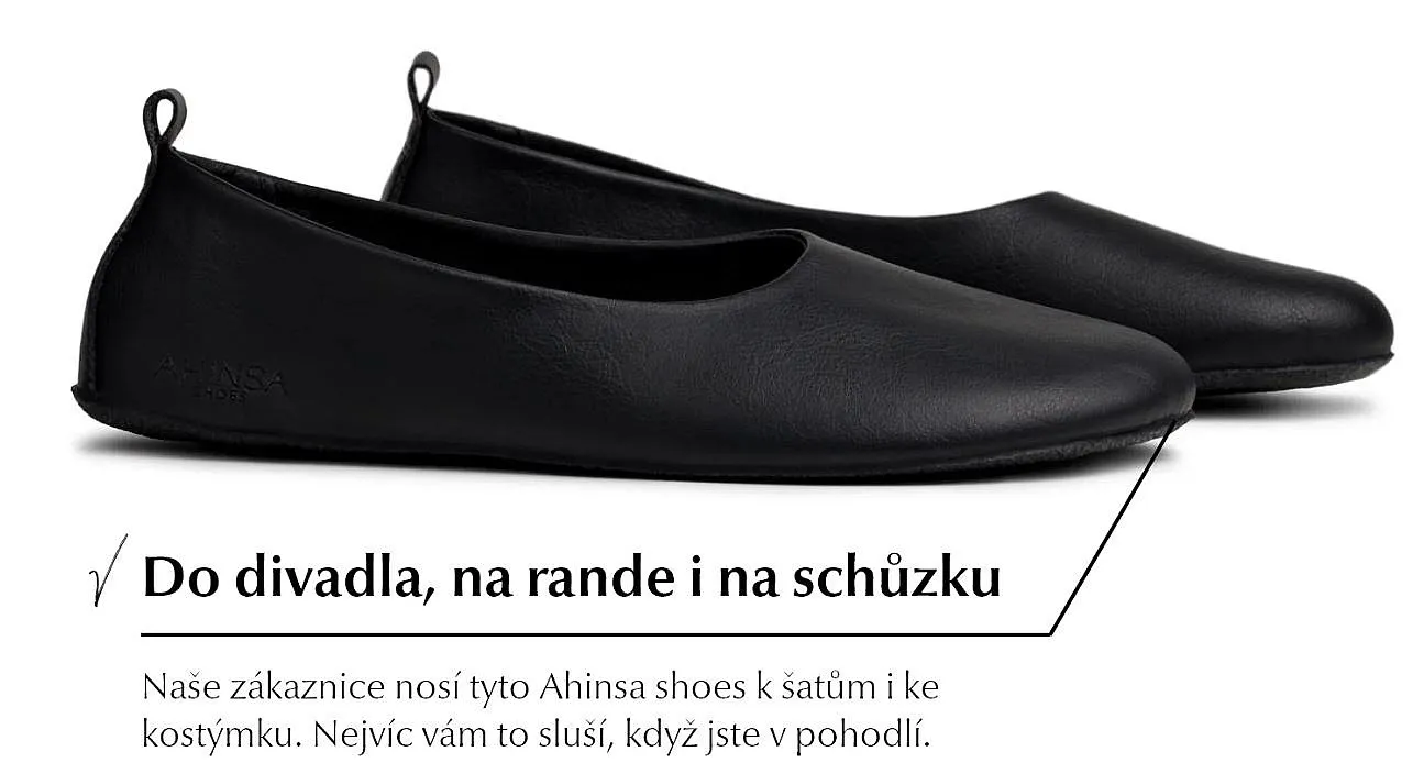 shoes Ahinsa Shoes Chic - Black - women´s