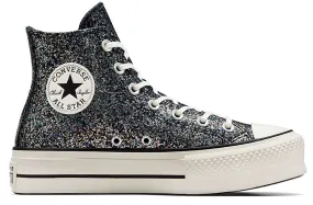 shoes Converse Chuck Taylor All Star Lift Platform Glitter Hi - A09551/Into The Void/Egret/Black - women´s