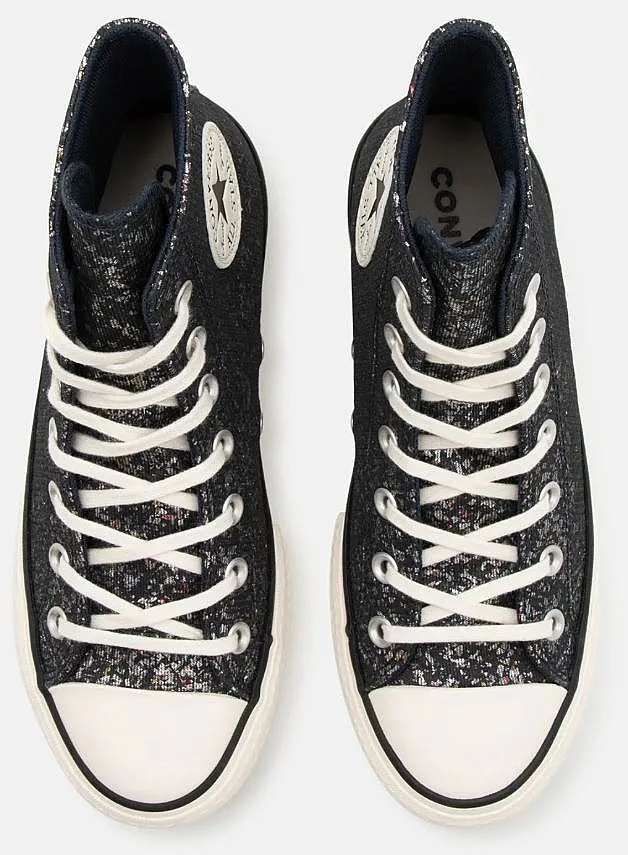 shoes Converse Chuck Taylor All Star Lift Platform Glitter Hi - A09551/Into The Void/Egret/Black - women´s