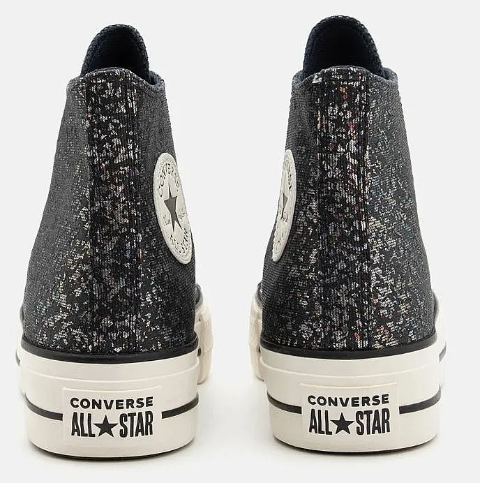 shoes Converse Chuck Taylor All Star Lift Platform Glitter Hi - A09551/Into The Void/Egret/Black - women´s