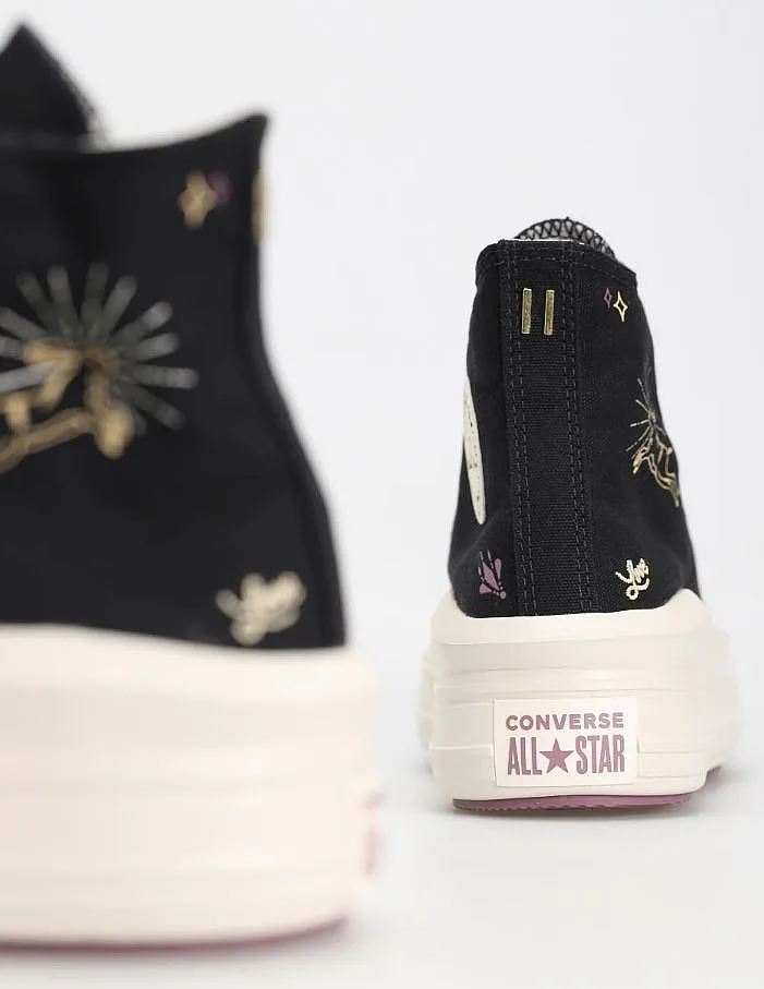 shoes Converse Chuck Taylor All Star Move Hi - A07136/Black/Dreamy Dahlia/Egret - women´s