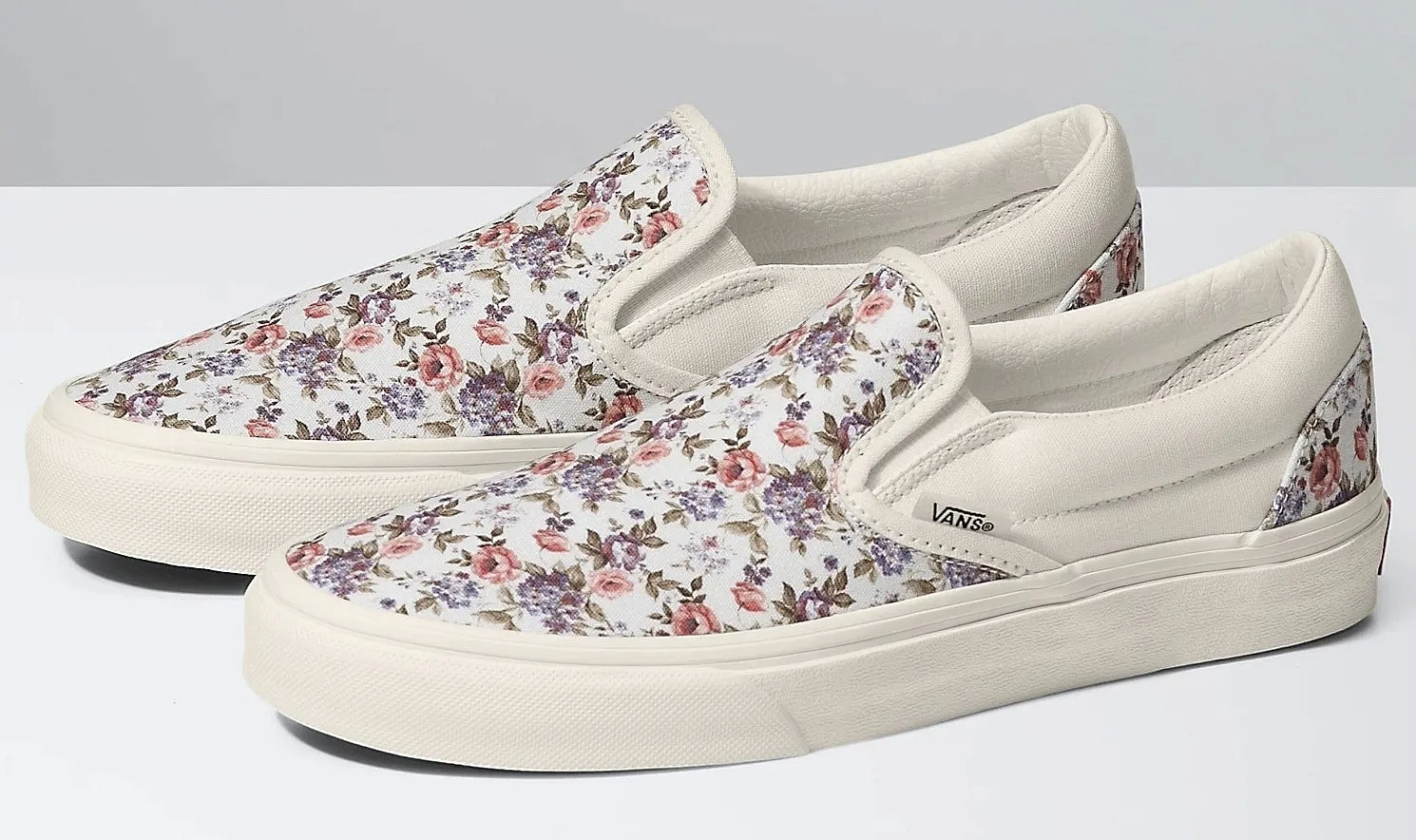 shoes Vans Classic Slip-On - Vintage Floral Marshmallow - women´s