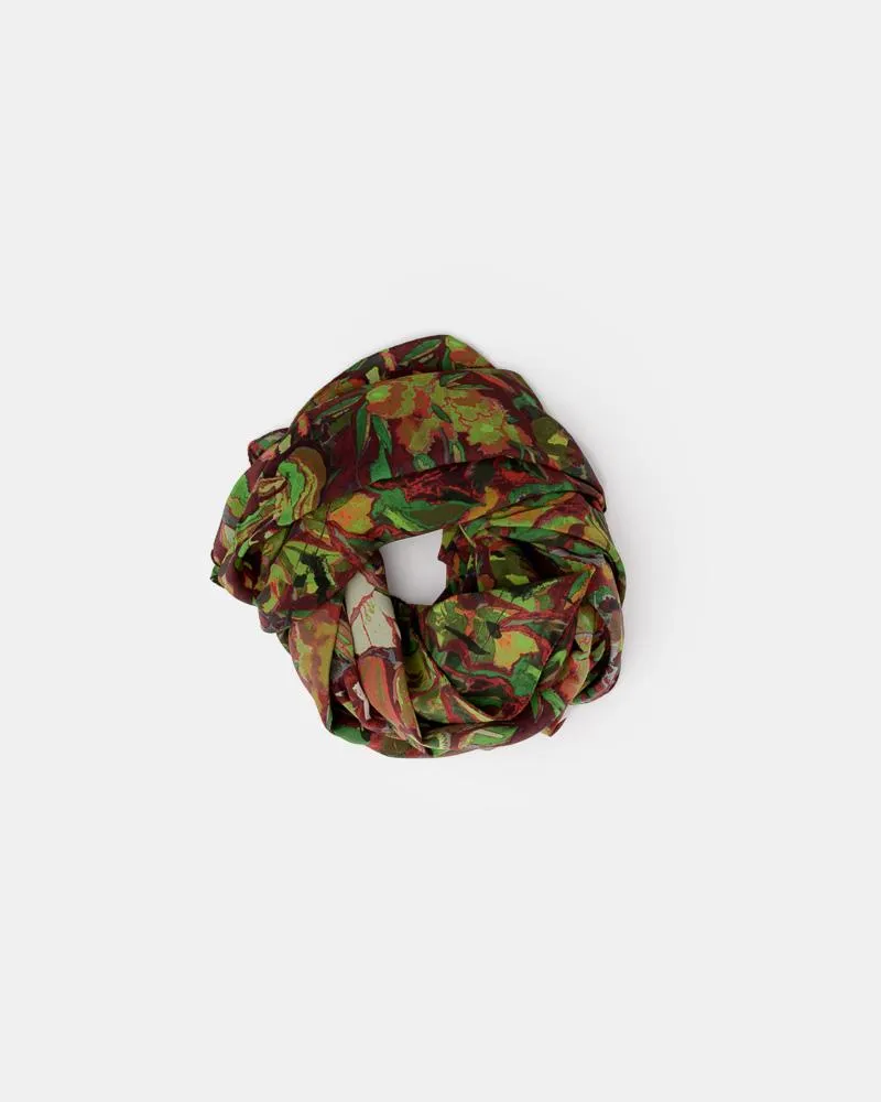 Silk Scarf in Print K