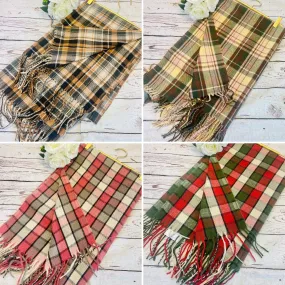 The FRANKIE check print scarf - 3 colours