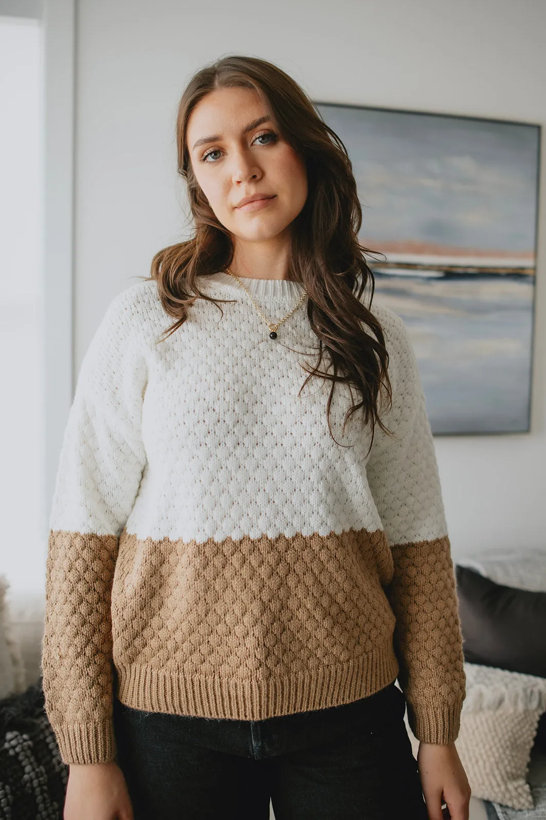 The Lindsy Two-Tone Pullover