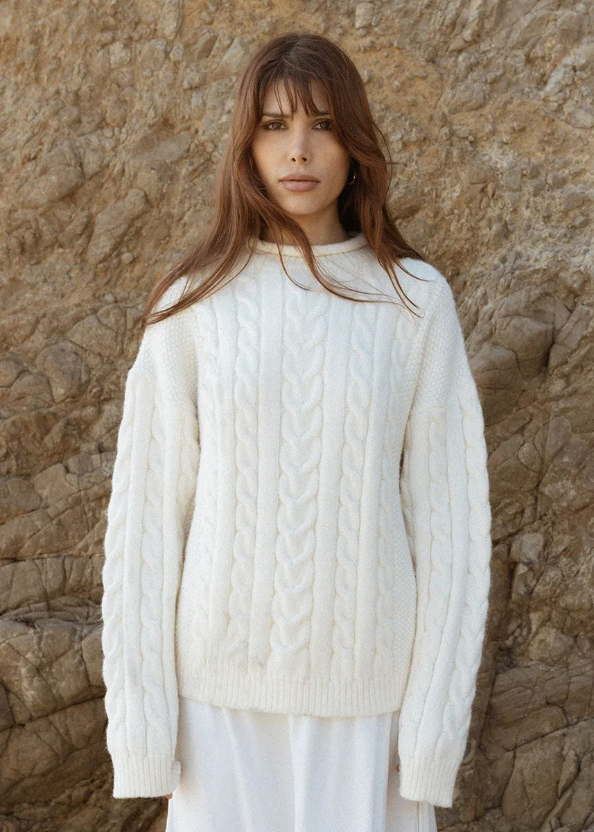 The Mael Sweater - Cream