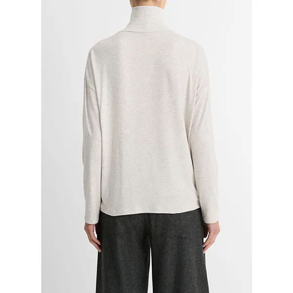 Vince Relaxed L/S Modal Turtleneck H Ceramic