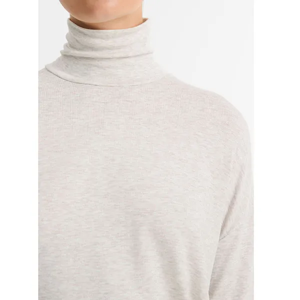 Vince Relaxed L/S Modal Turtleneck H Ceramic