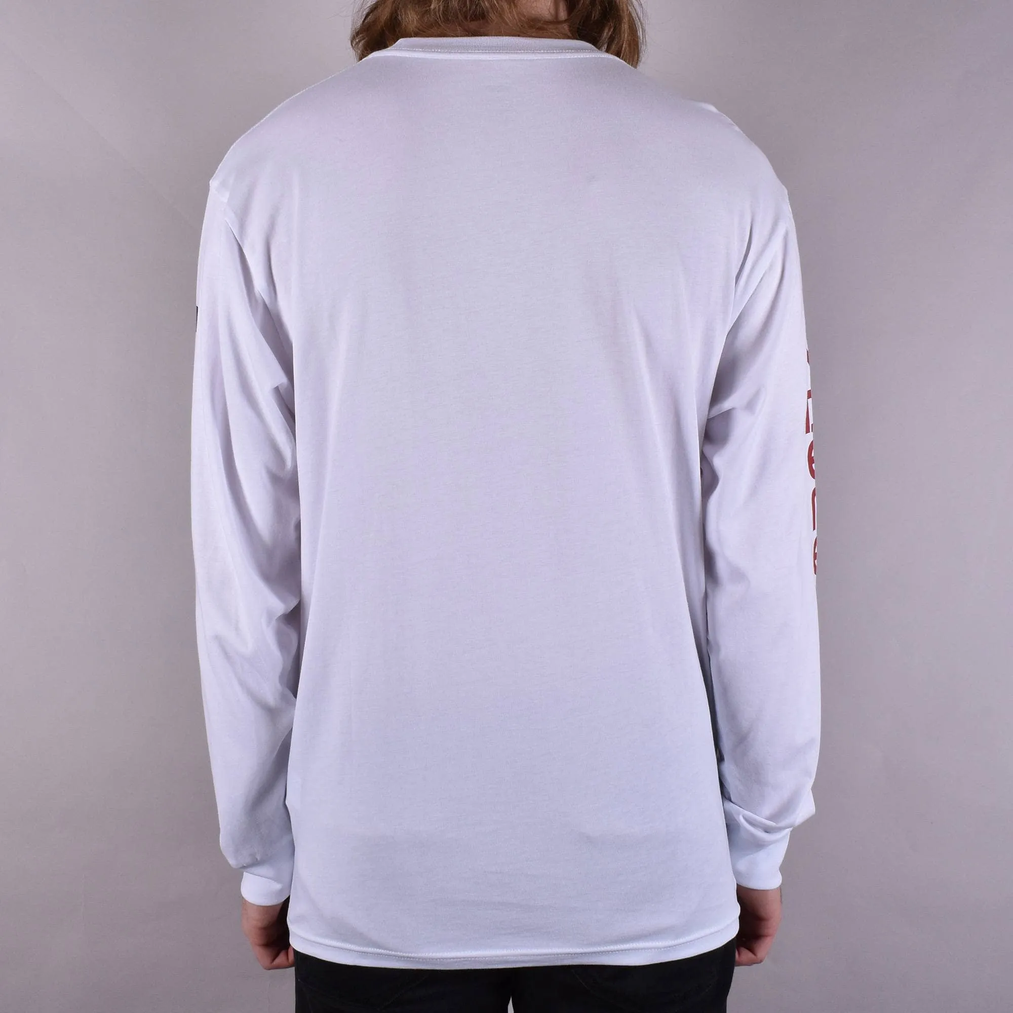 X Independent Checkerboard Long Sleeve Skate T-Shirt - White