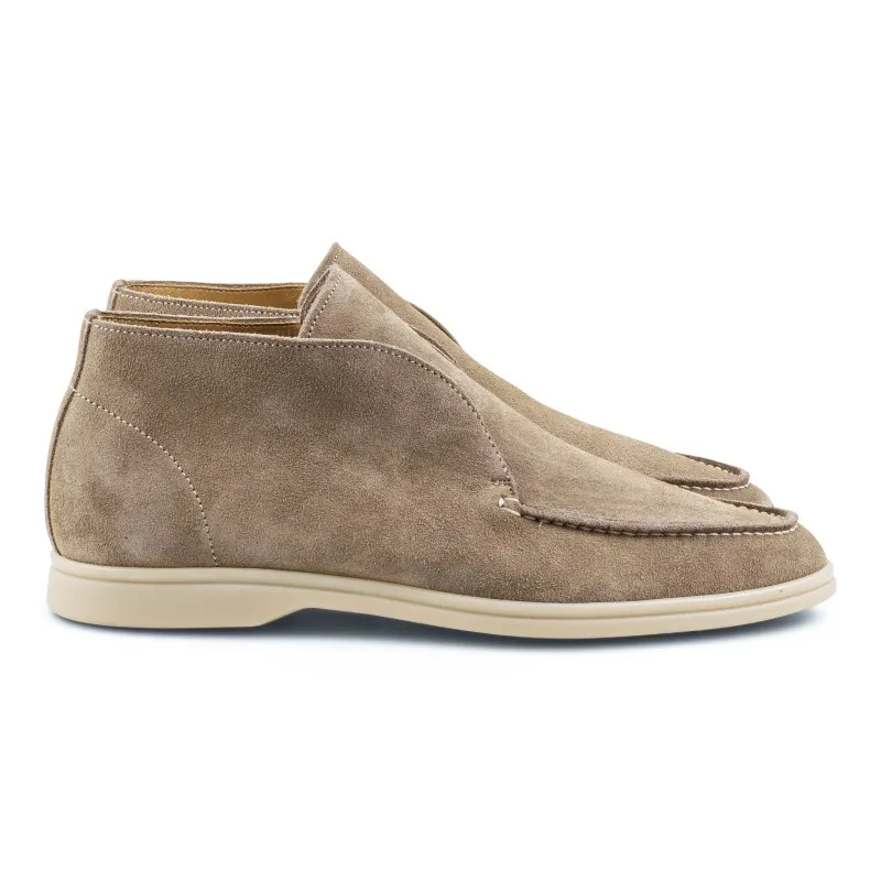 Yanko Traveler Shoes smoke reverse kudu suede