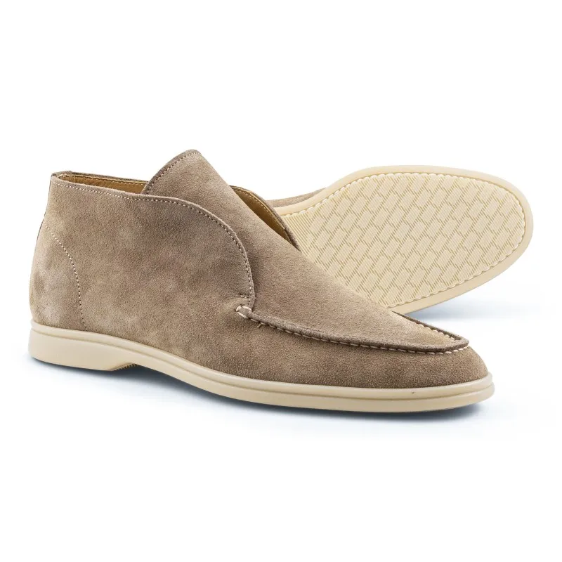 Yanko Traveler Shoes smoke reverse kudu suede